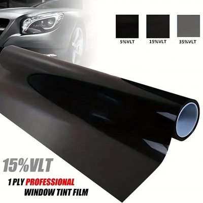 99% IR Tinture de fenêtre Film PET 152cmx300cm VLT15% UV Proof Position Fenêtre pour le verre de maison
