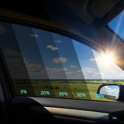 Mingtu NX05 VLT8% Film solaire pour voiture noir PET Détecteur de teinte de fenêtre pour parasol et bloc UV