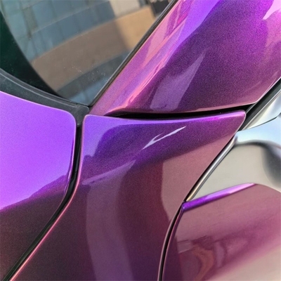 Vinyle adhésif amovible ultra-matte violet pour voiture avec une grande tolérance à la température