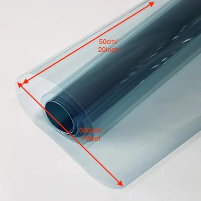 10 Film UV pour fenêtre de voiture Mingtu NX50 VLT50% hauteur PET Tinte de fenêtre solaire anti jaune