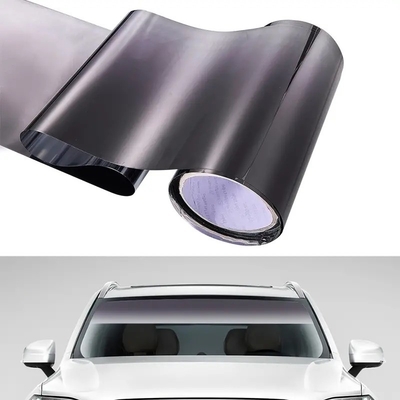 Mingtu UV400 UVR 100% Protecteur du pare-brise avant de voiture Étiquette de vitrine de bandeau d'isolation thermique