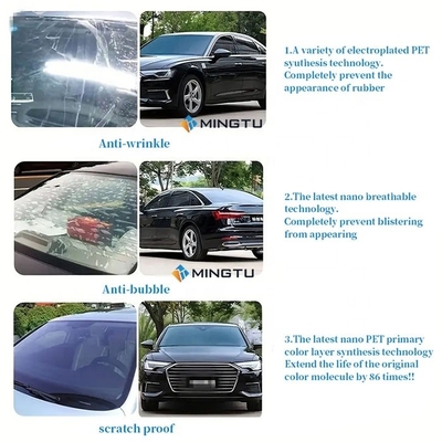 Mingtu UVTIN60 uv400 100% UV bloquant la protection de la peau protection de la vie privée protection de la voiture film de teinture solaire de fenêtre