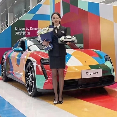 Multicolore Mingtu Impression personnalisée de voiture enveloppement en vinyle pour la publicité