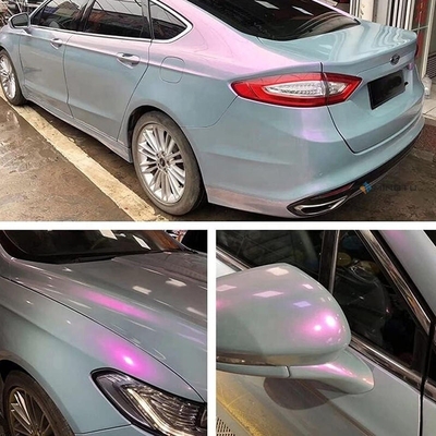 Adhésif amovible Mingtu gris à violet Enveloppe en vinyle brillante Enveloppe de voiture en vinyle en rouleau pour le film de véhicule de bricolage automatique