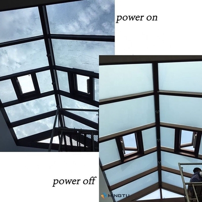 Mingtu Glass Films Taille A4 échantillon Taille personnalisée Transitioning Electrochromic Window Film
