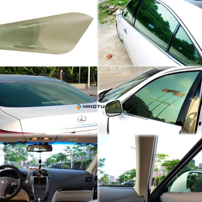 Autocollants de pare-brise Mingtu Films décoratifs Chameleon rouge Tinture PET Film de fenêtre intelligent