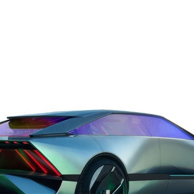 Film de fenêtre isolant thermique de luxe pour le côté de la voiture 82% VLT Chameleon Blue