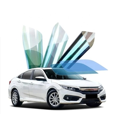 Film de fenêtre de voiture de couleur personnalisée Nano Ceramique pare-brise teinte rouge VLT 83% Isolation thermique