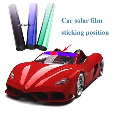 PET réfléchissant 13% Mingtu Tinture solaire du verre du film de vitre de voiture pour résistant à la chaleur