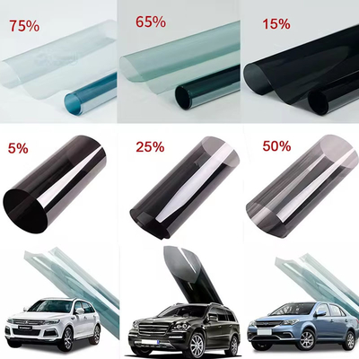 PET réfléchissant 13% Mingtu Tinture solaire du verre du film de vitre de voiture pour résistant à la chaleur