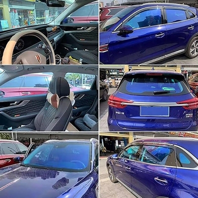 Fenêtre de voiture Couleur solaire du coucher du soleil Style de design de luxe Chameleon Tint Film 85% VLT