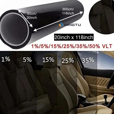 Améliorez votre expérience de conduite avec le film solaire anti-jaune de Mingtu et la teinture VLT5%