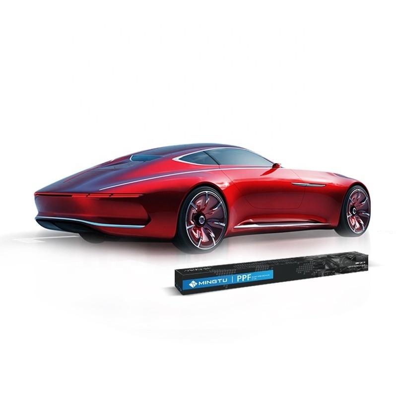 TPU USA Lubrifiant pour voiture Film solaire 7,5 mil 6,5 mil Anti-rayures Réparation thermique Film de revêtement de carrosserie en PVC nano-céramique clair