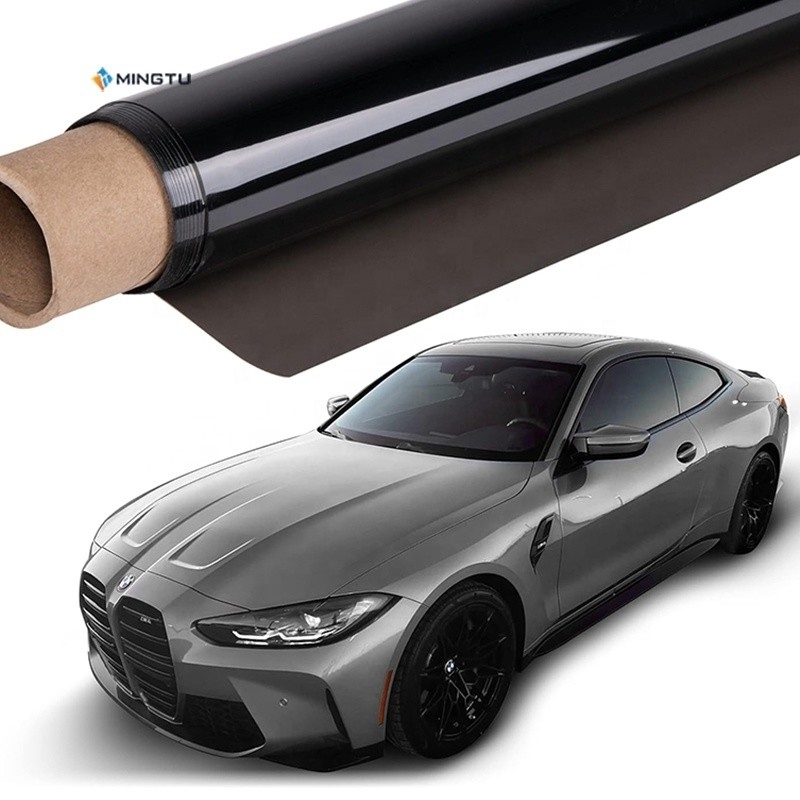 VLT 15% 1 PLY film de teinture de fenêtre solaire pour fenêtre de voiture verre Mingtu PET noir