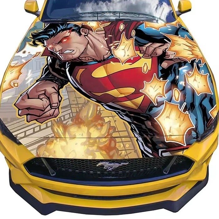 Position du corps Enveloppe vinyle pour voiture multicolore pour la publicité par Mingtu Custom Printing