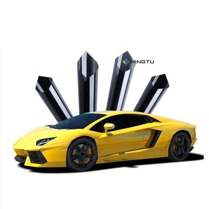 6.5mil Couleur personnalisée de la vitre de la voiture Tint Film UV Proof Grain métal pulvérisation métallique